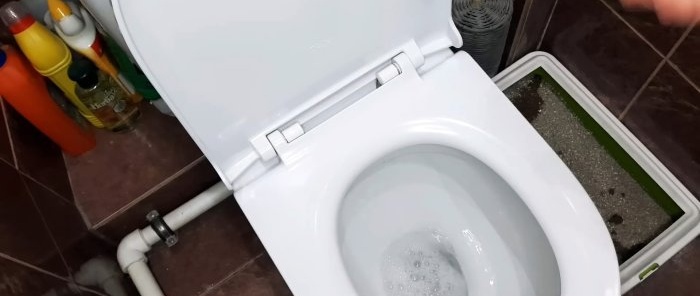 Slik fjerner du kalk og rust fra en toalettsisterne på et blunk